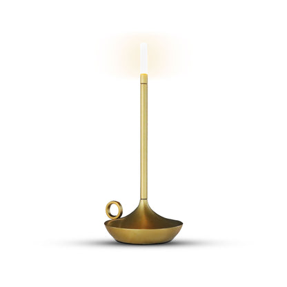 Outdoor &amp; Indoor Portable Candle Lamp │ BRASS