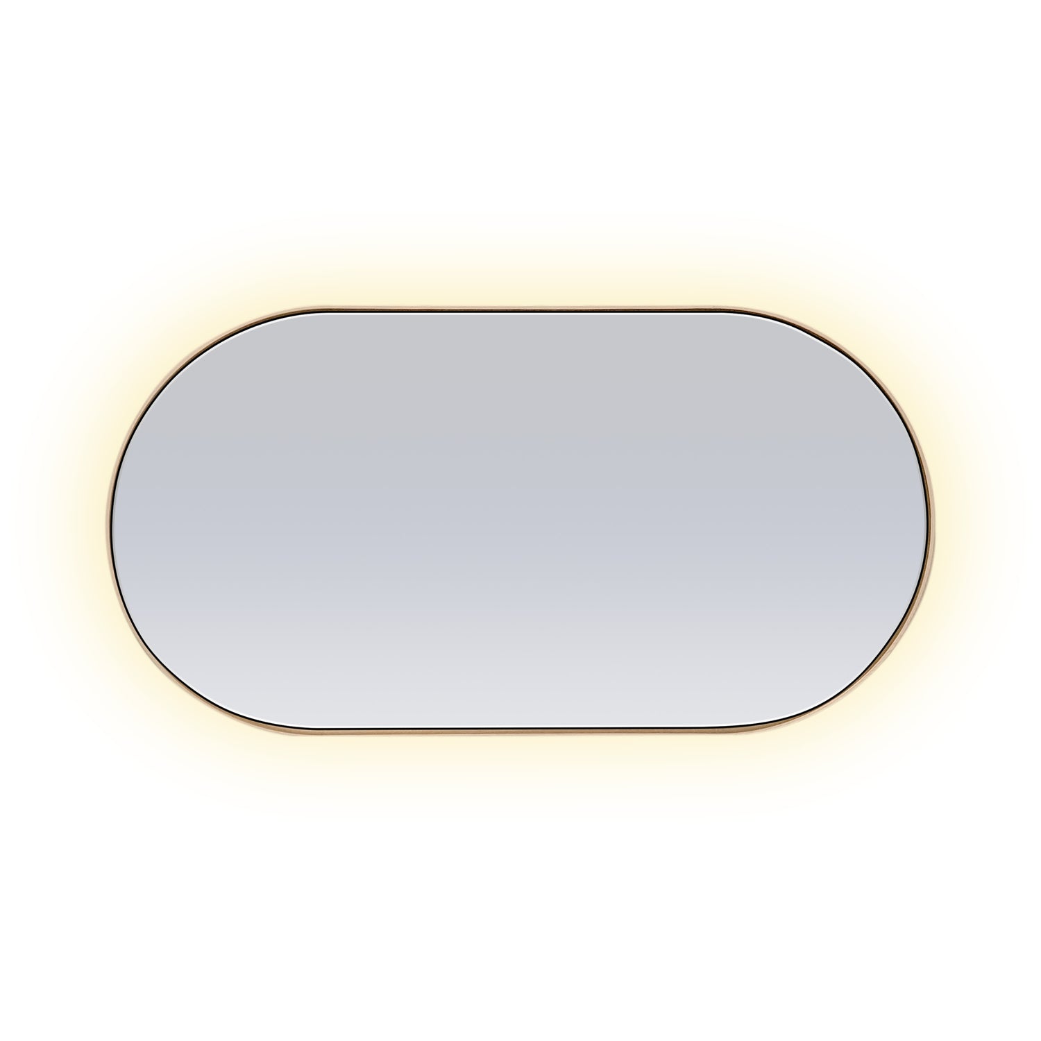 Red oak oval mirror 56 | Authentik