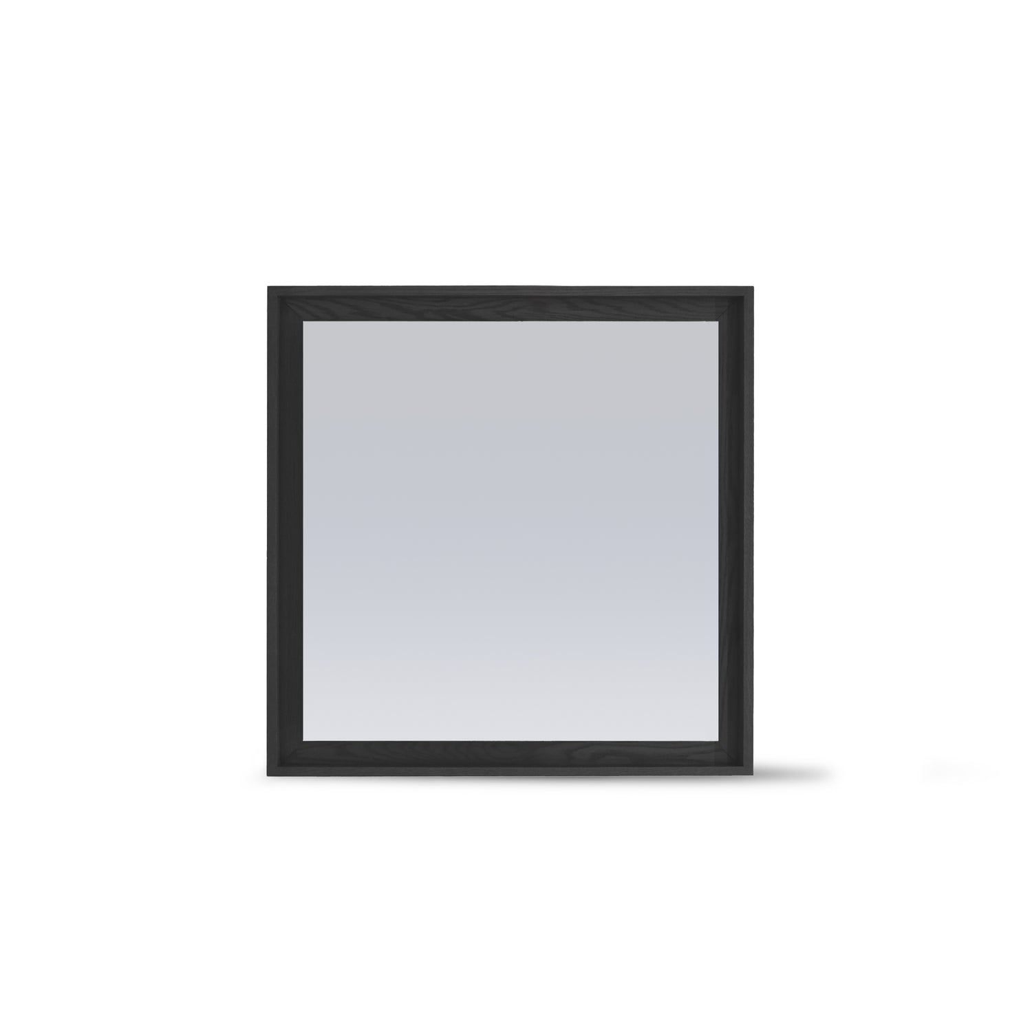 Red oak square mirror 36 Origin | Onyx