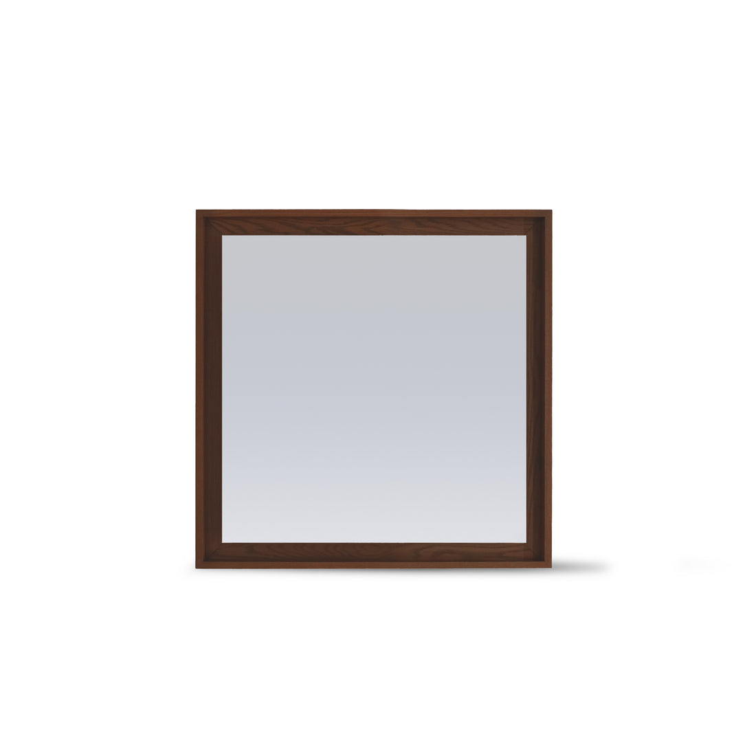 Red oak round mirror 36 Essence | Authentik