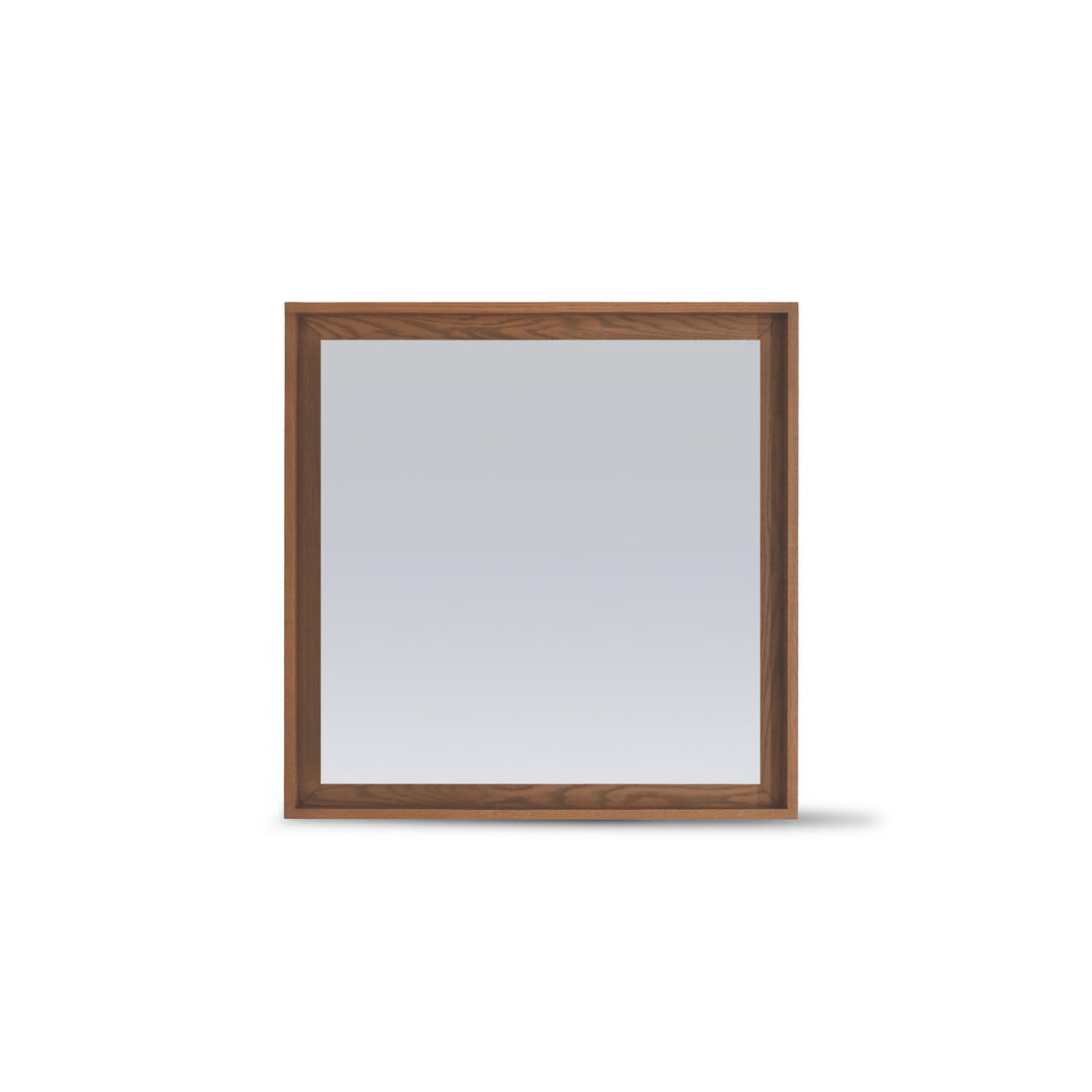 Red oak round mirror 36 Essence | Authentik