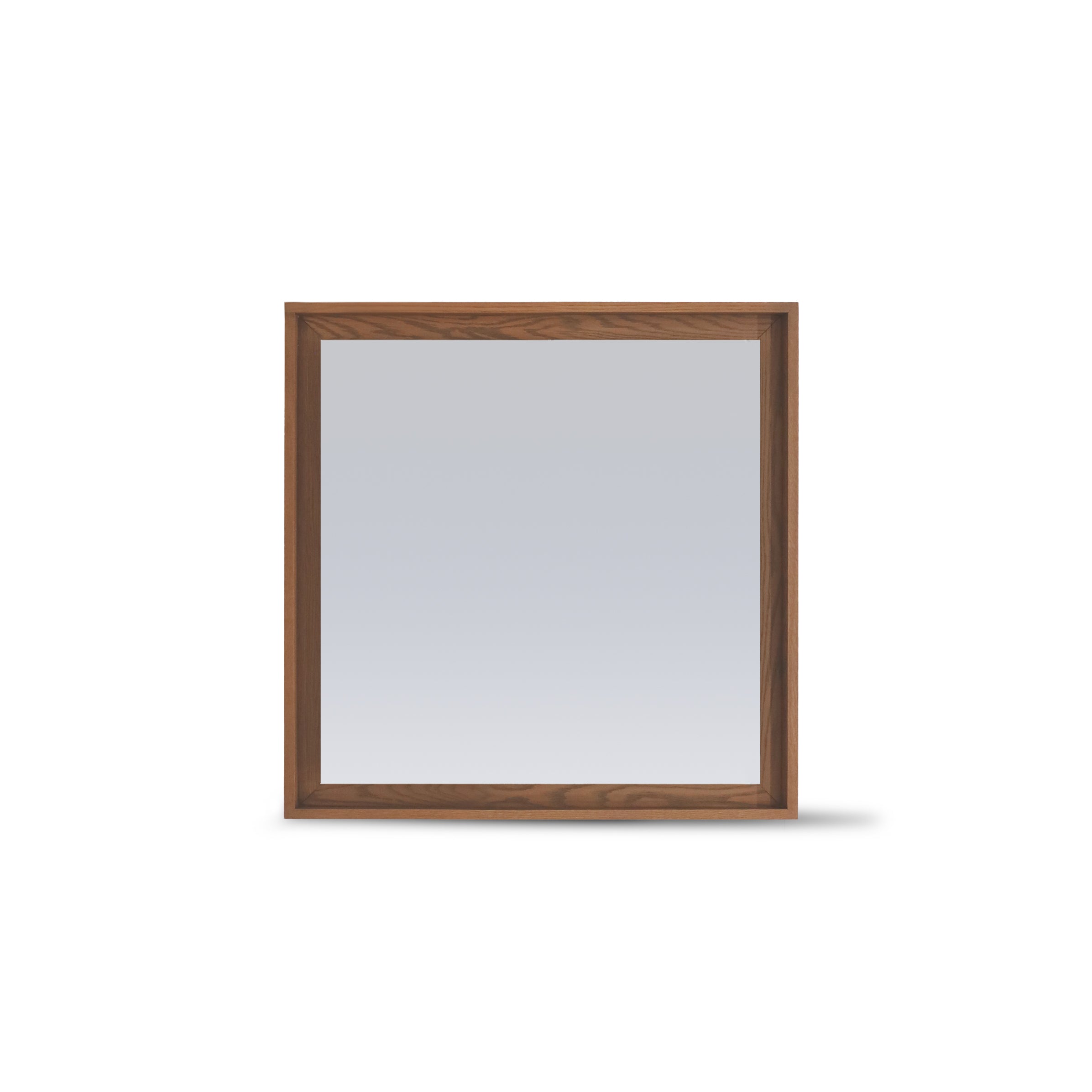 Red oak sqaure mirror 36 Origin | Saddle