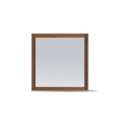 Red oak sqaure mirror 36 Origin | Saddle