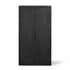 Larmoire double Origin | ONYX de Humble Nature est une armoire haute en bois noir au design minimaliste, dotée de deux portes avec poignées verticales et dune base solide. Idéale comme armoire ou commode élégante pour nimporte quel espace.