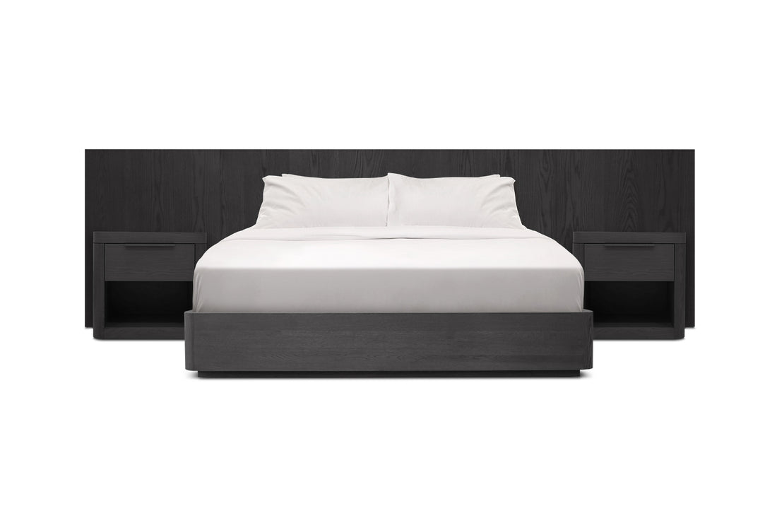 ORIGIN BED WITH NIGHTSTANDS | ONYX