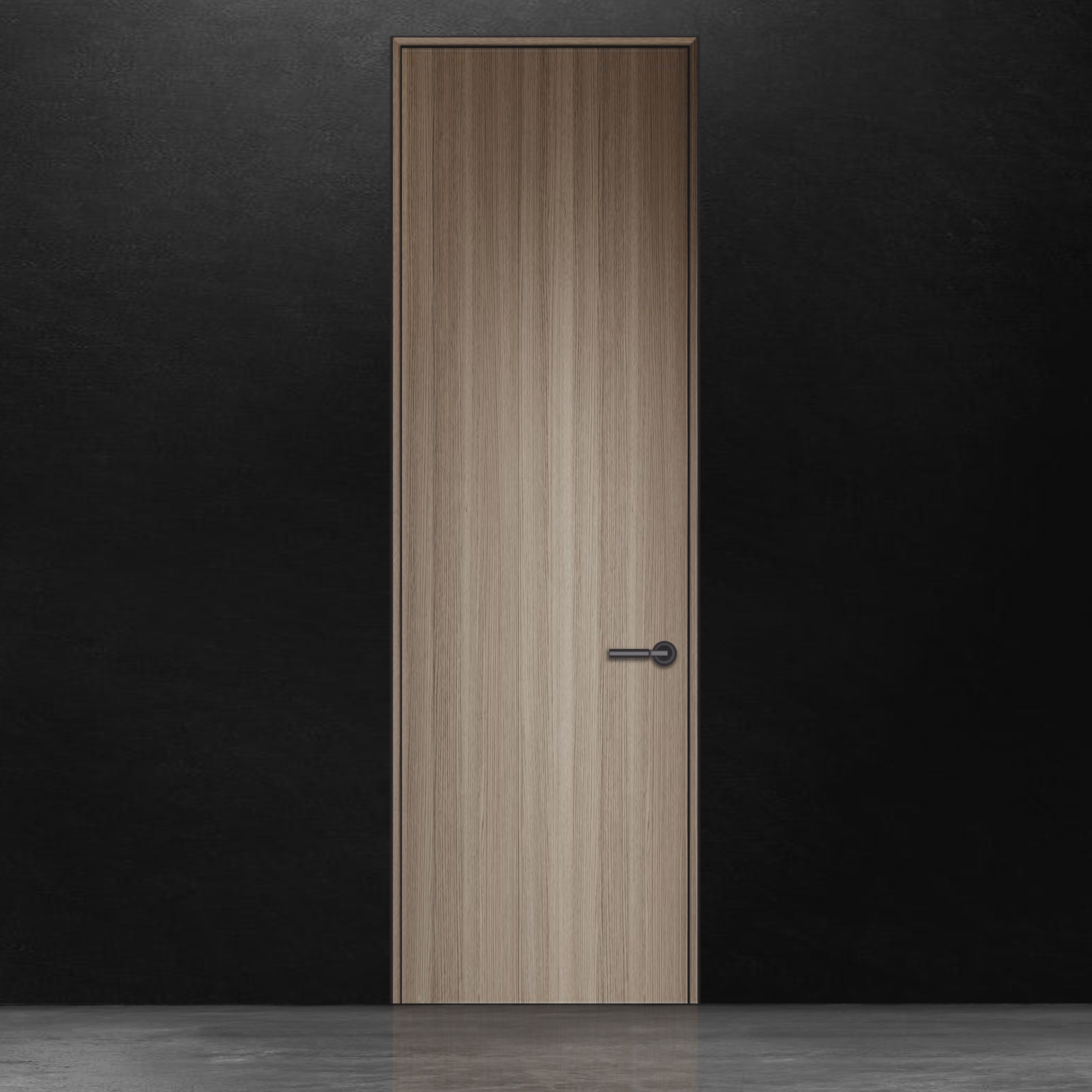 Pure red oak rift cut brushed veneer Authentik door – Humble Nature