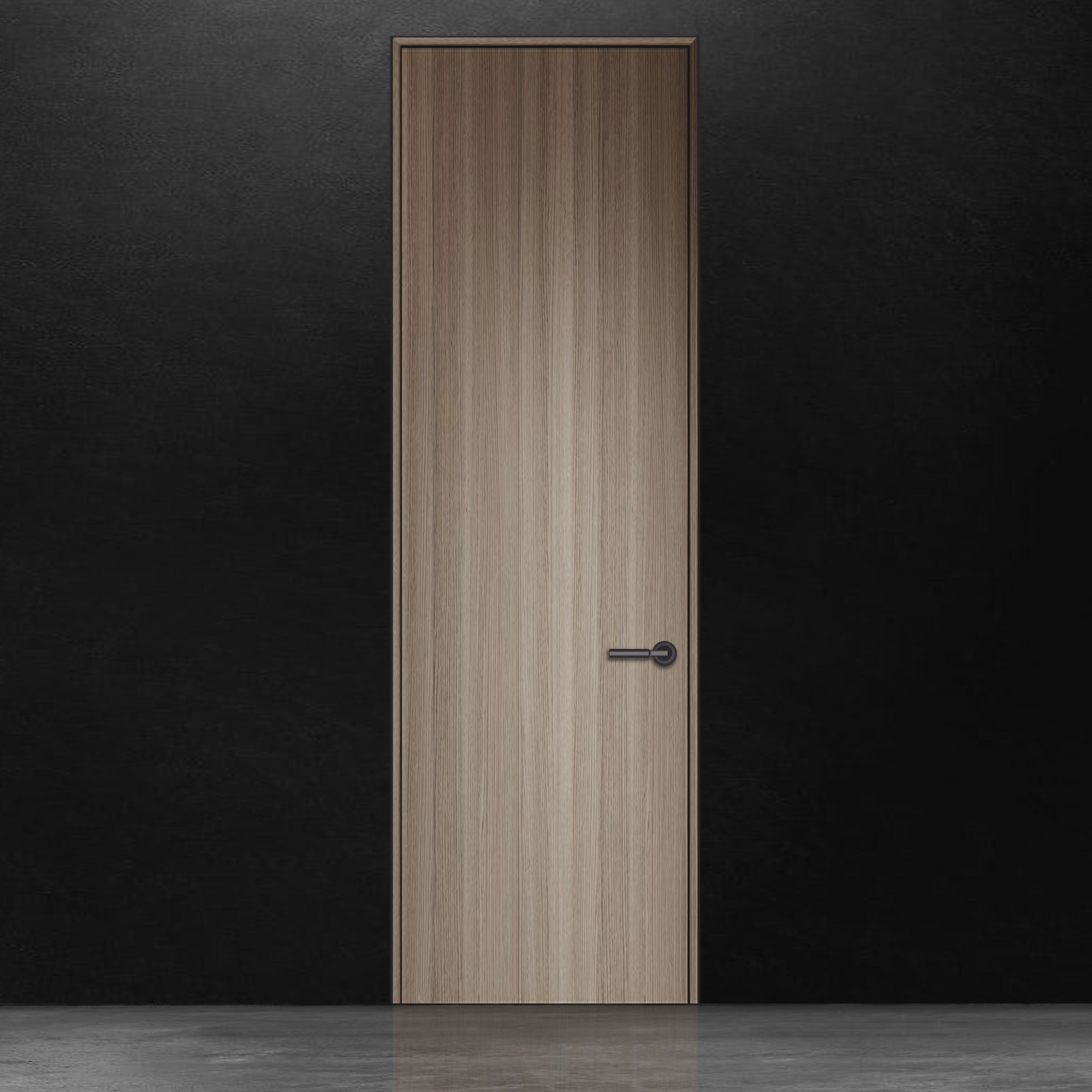 Pure red oak rift cut brushed veneer Authentik door – Humble Nature