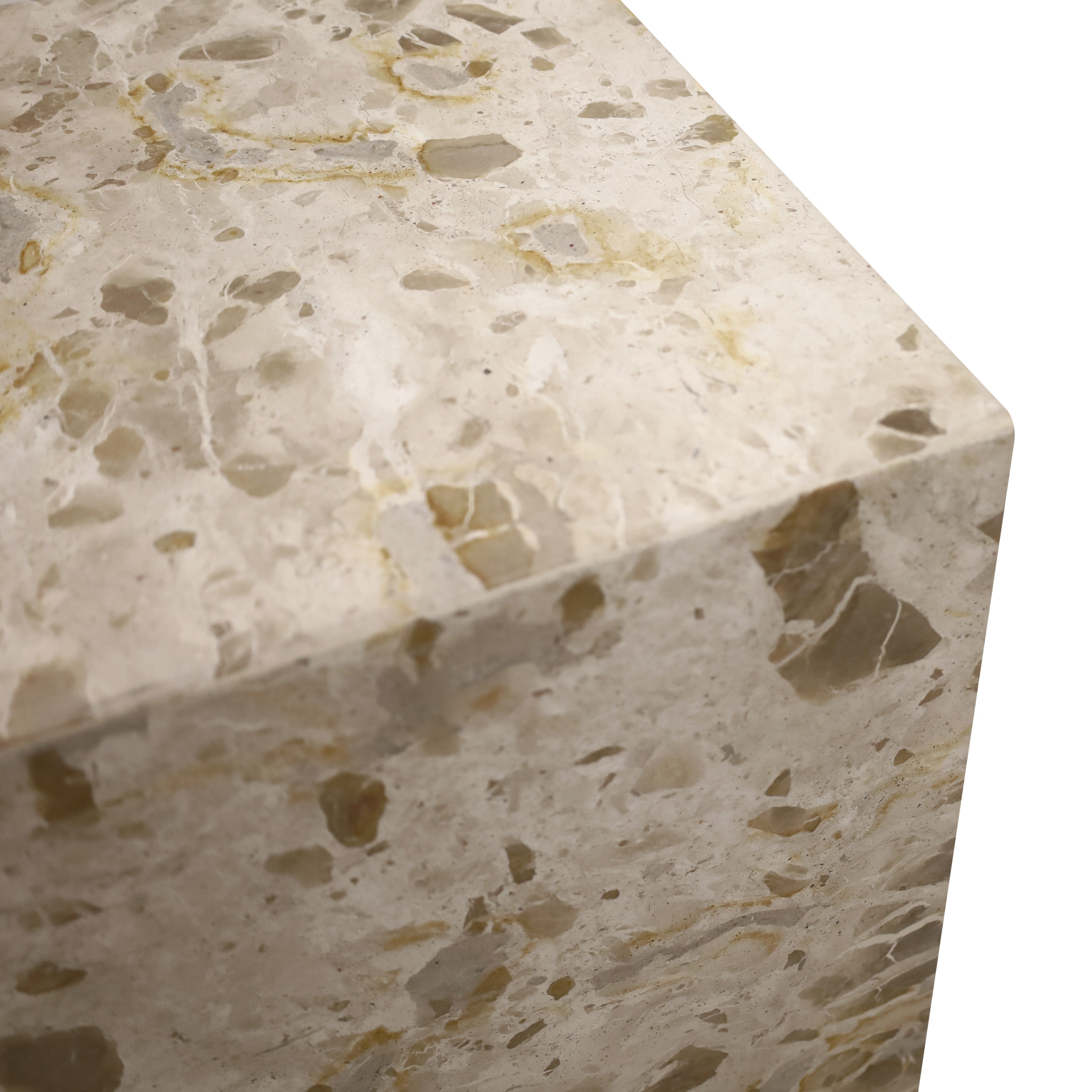 NATURAL STONE PLINTH SIDE TABLE EXTRA LARGE | CAPRI