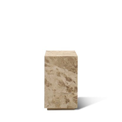 NATURAL STONE PLINTH SIDE TABLE LARGE | CAPRI