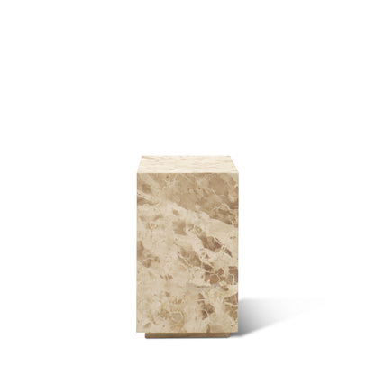 NATURAL STONE PLINTH SIDE TABLE LARGE | CAPRI