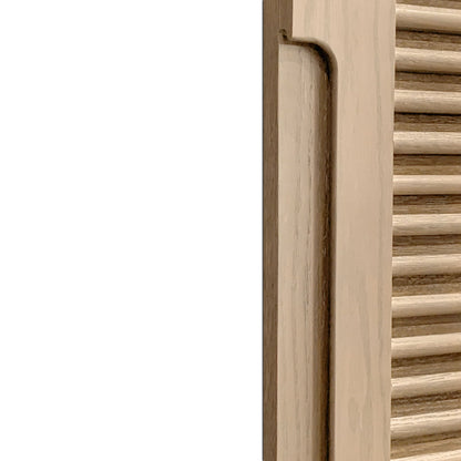 Cabinet double fini Authentik | Porte persienne