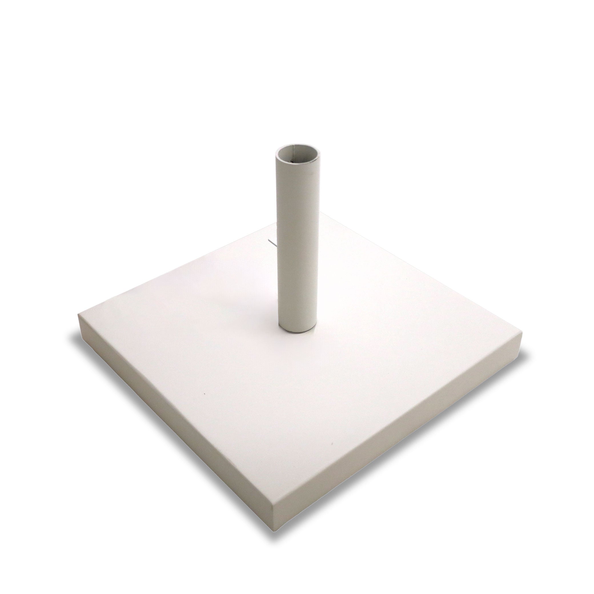 Aluminium parasol base | White