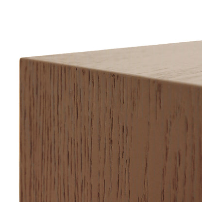 Square plinth side table 16 essence | Saddle