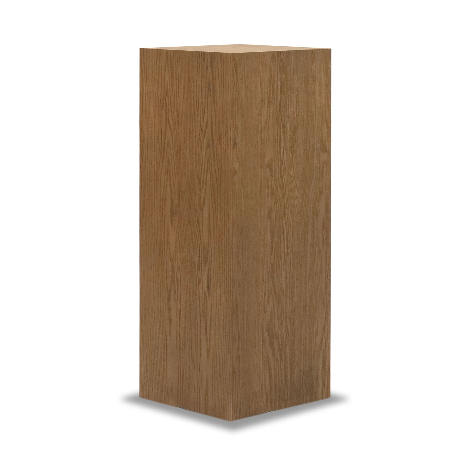 Square plinth side table 47 | Saddle