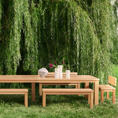 Banc long extérieur Vivere │ Naturel