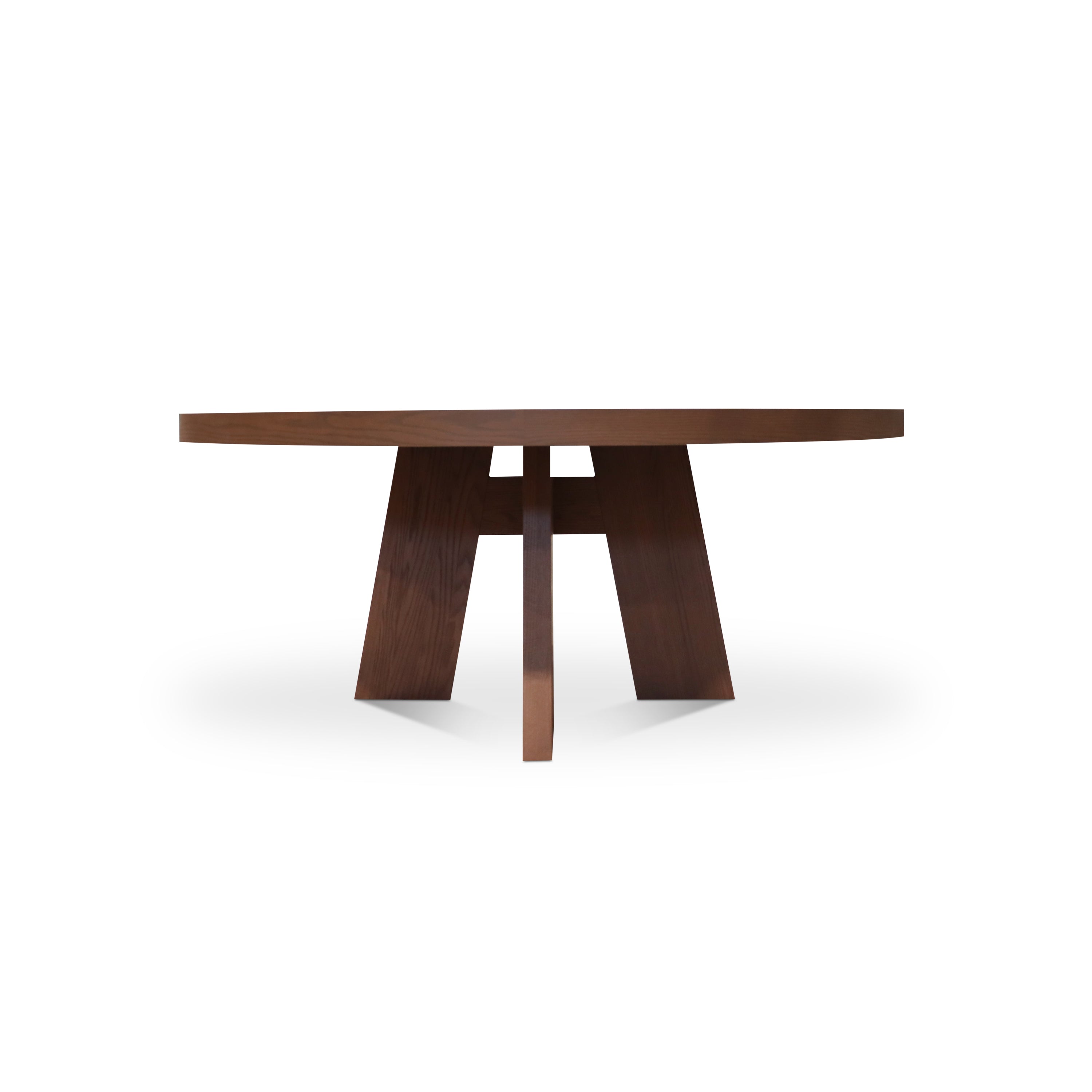 Origin round dining table 72 | Pecan