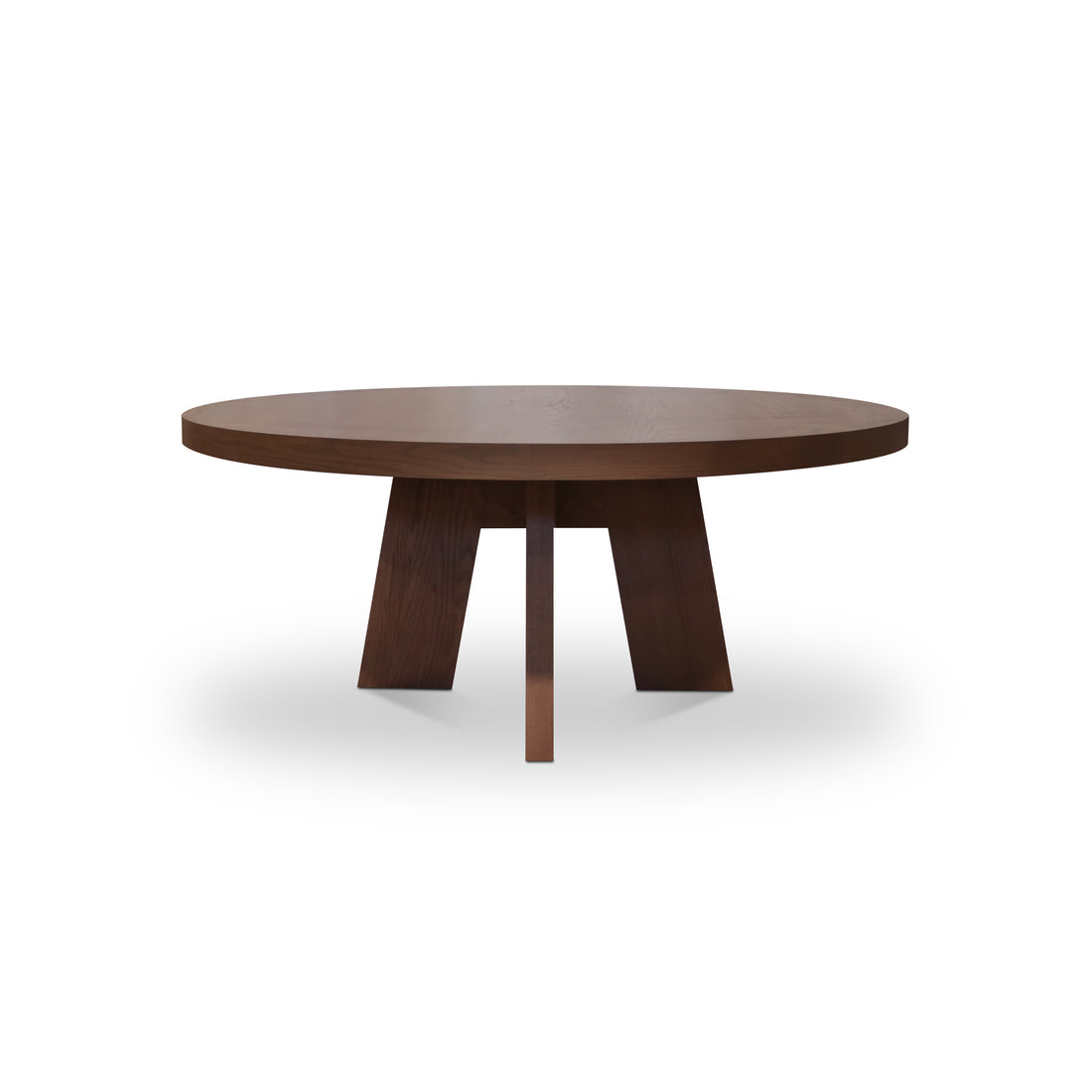 Origin round dining table 72 | Pecan