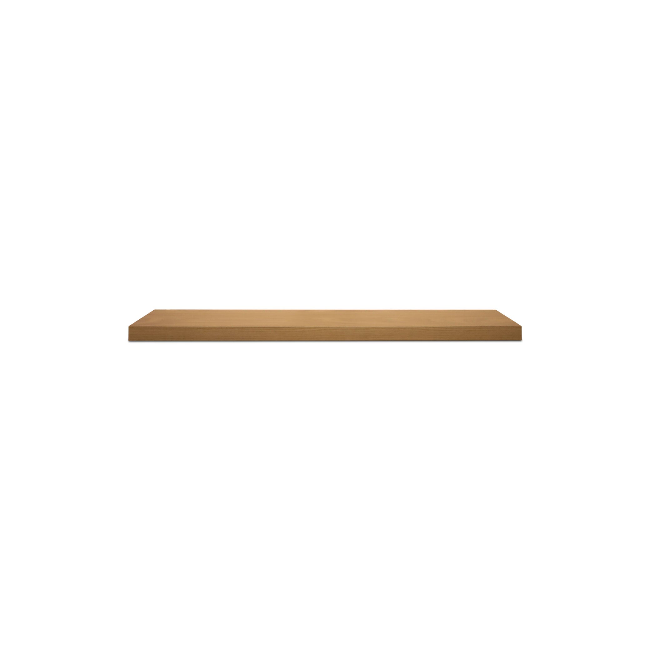 Red oak wall shelf large | Authentik