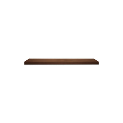 Red oak wall shelf large | Pecan