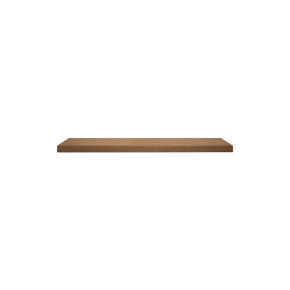 Red oak wall shelf large | Saddle