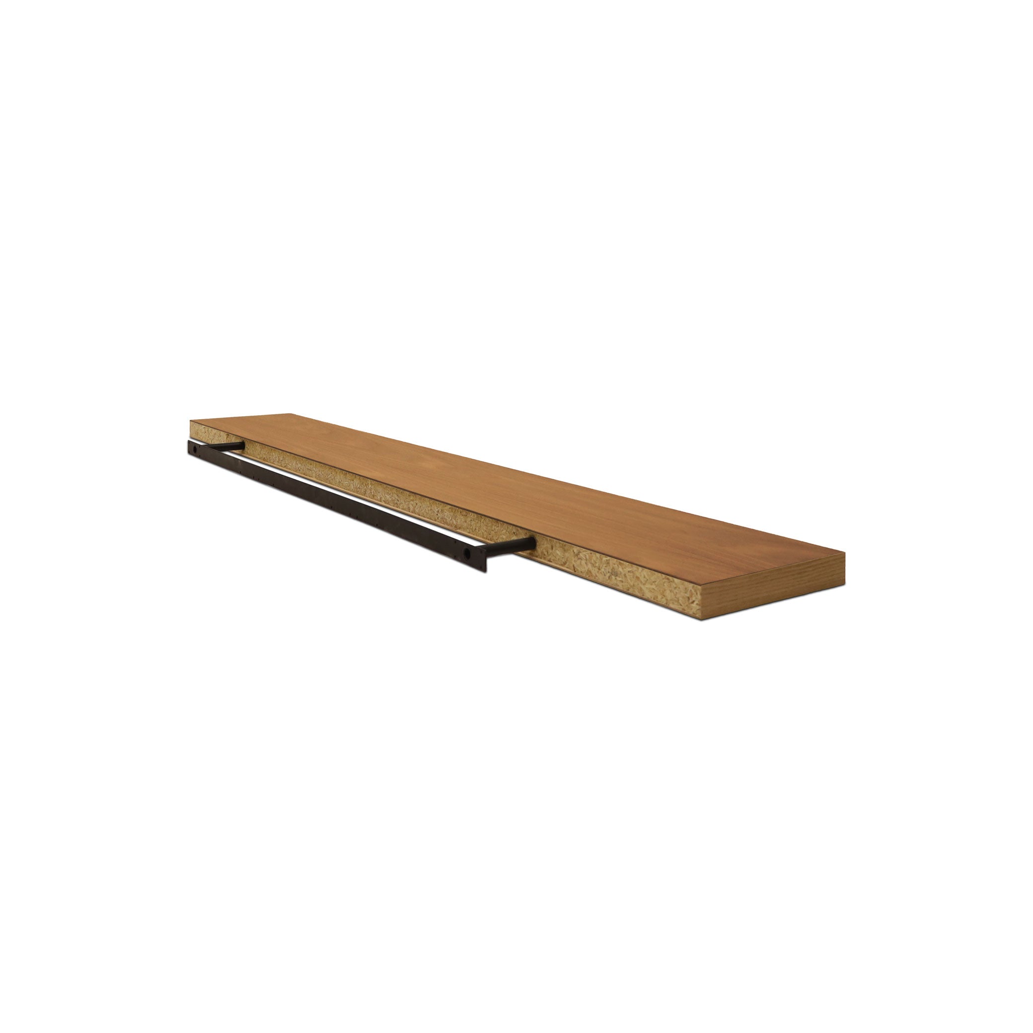 Red oak wall shelf extra large | Authentik