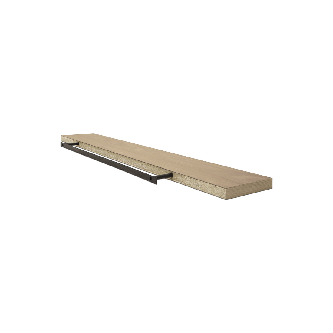 Red oak wall shelf extra large | Authentik