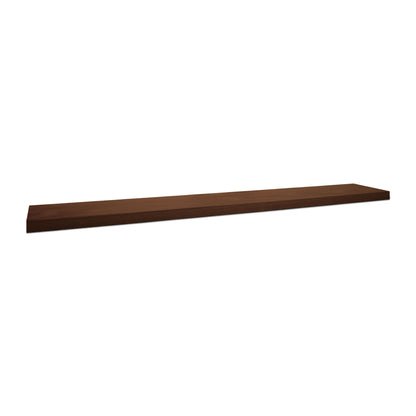 Red oak wall shelf extra large | Pecan