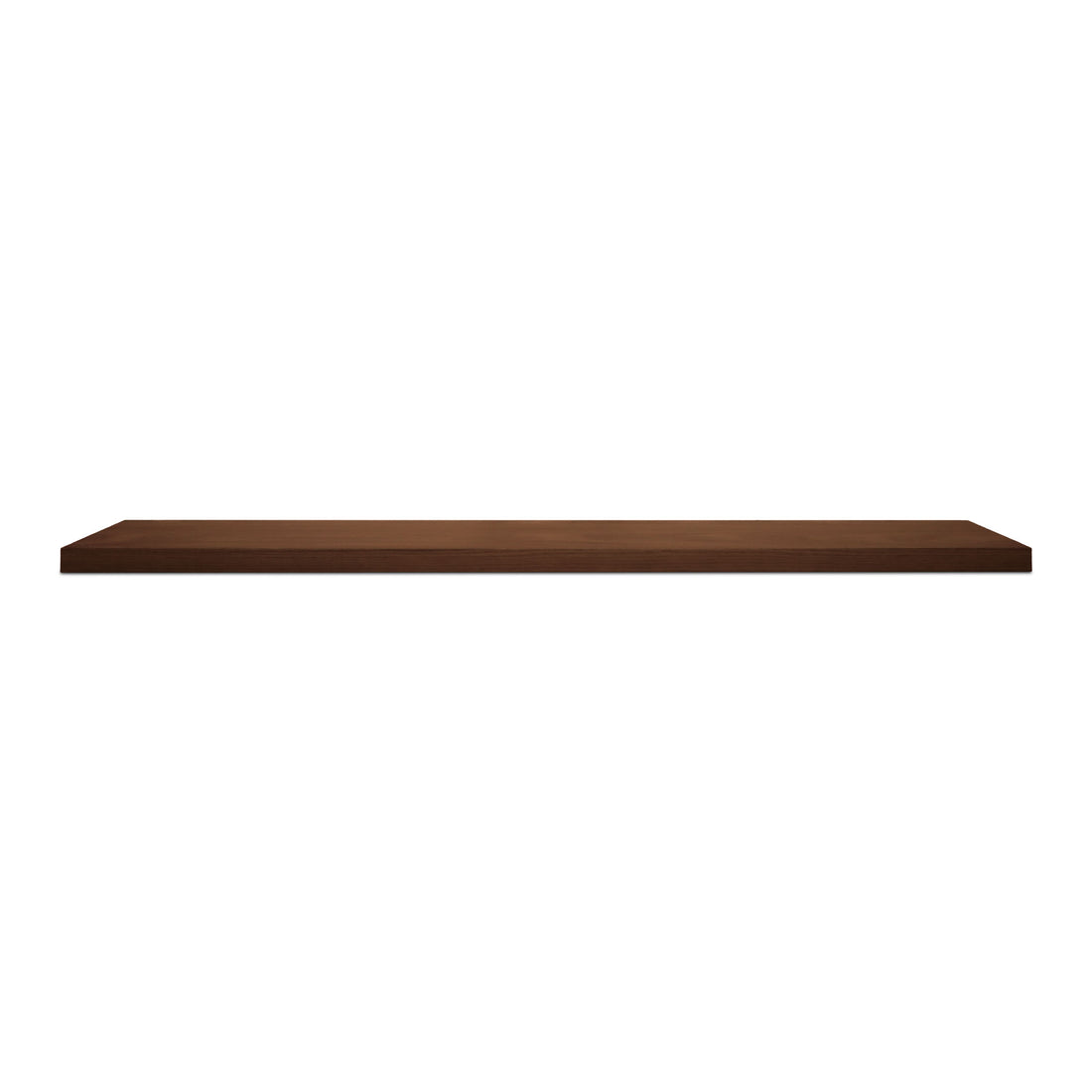 Red oak wall shelf extra large | Pecan