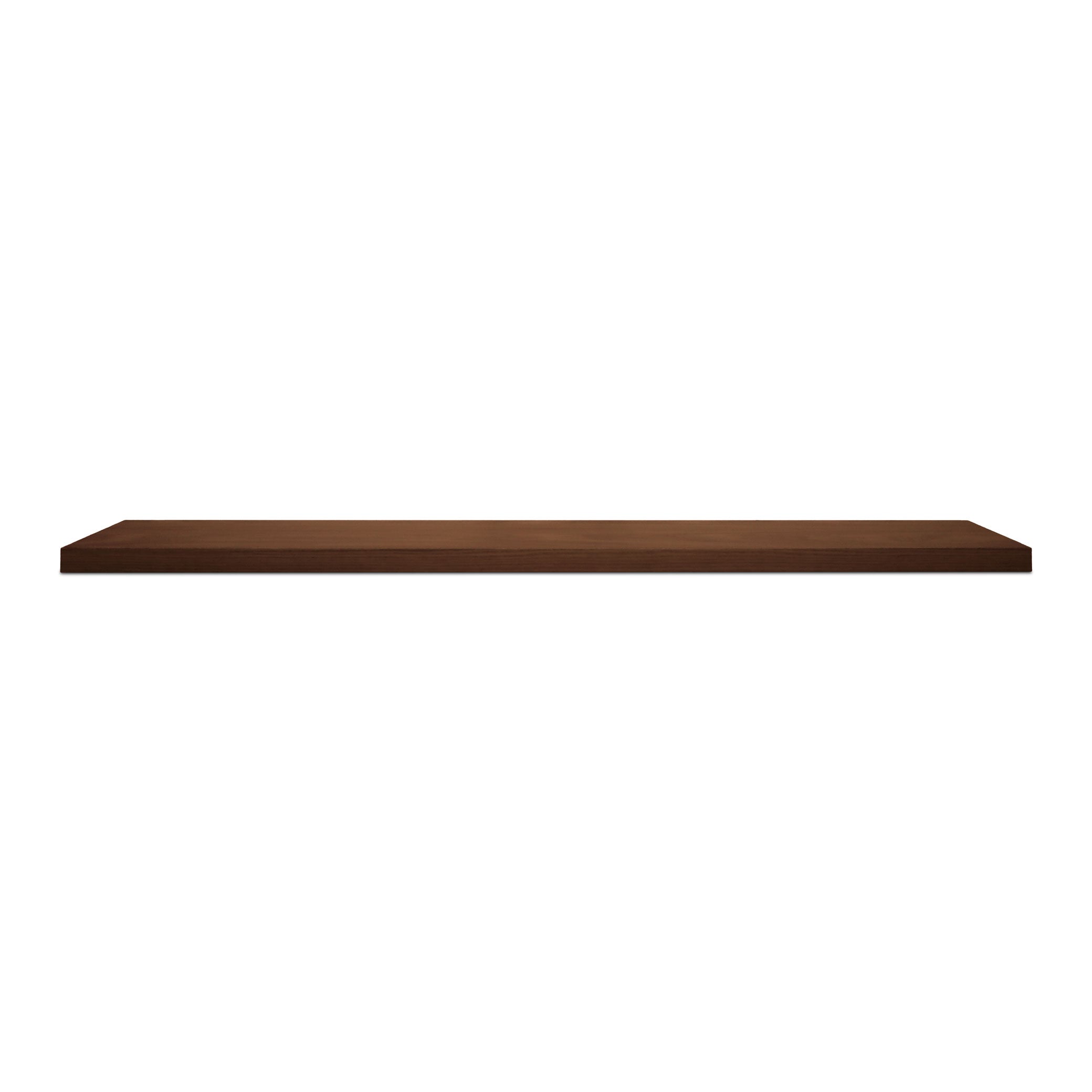 Red oak wall shelf extra large | Pecan