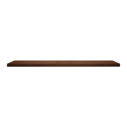 Red oak wall shelf extra large | Pecan