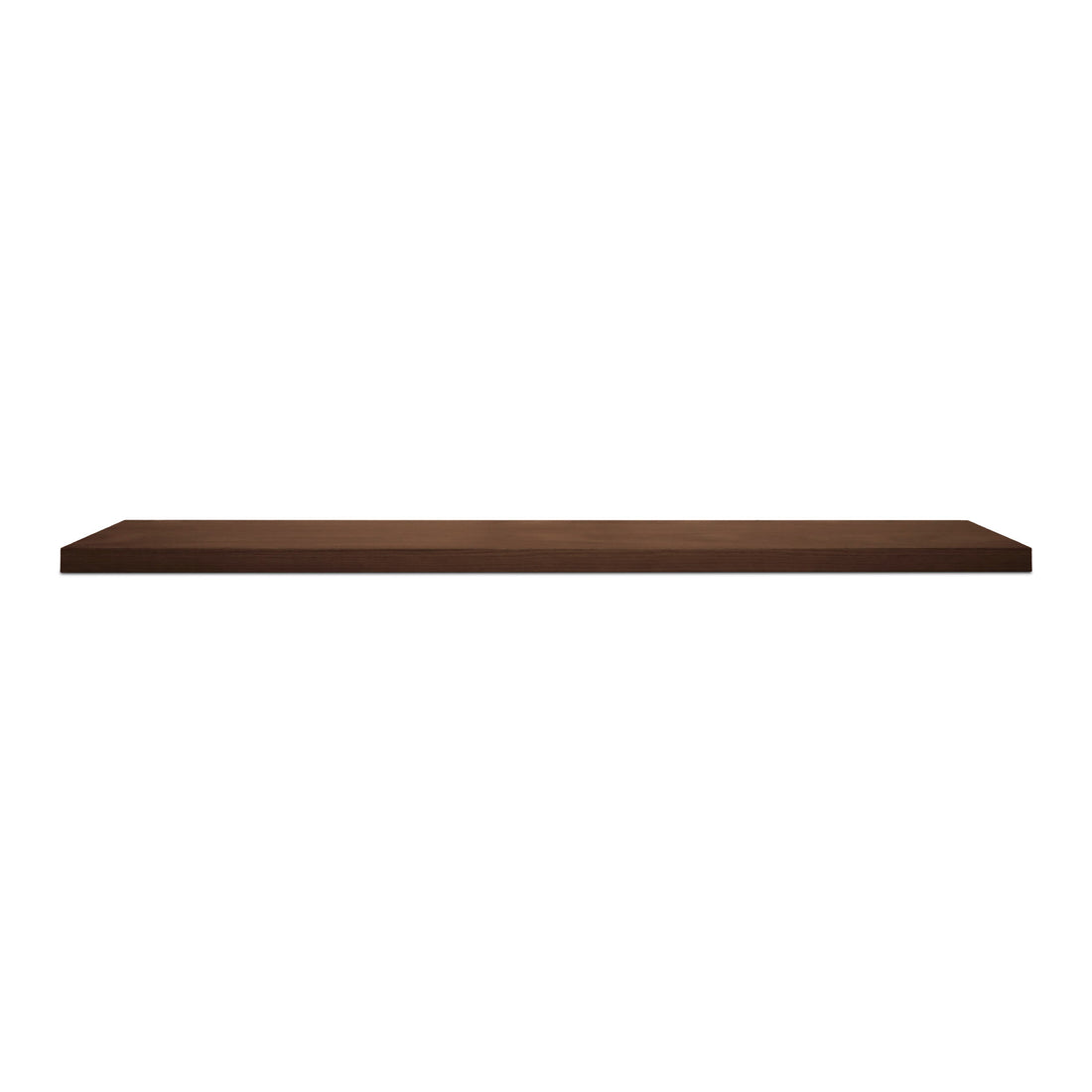 Red oak wall shelf extra large | Pecan