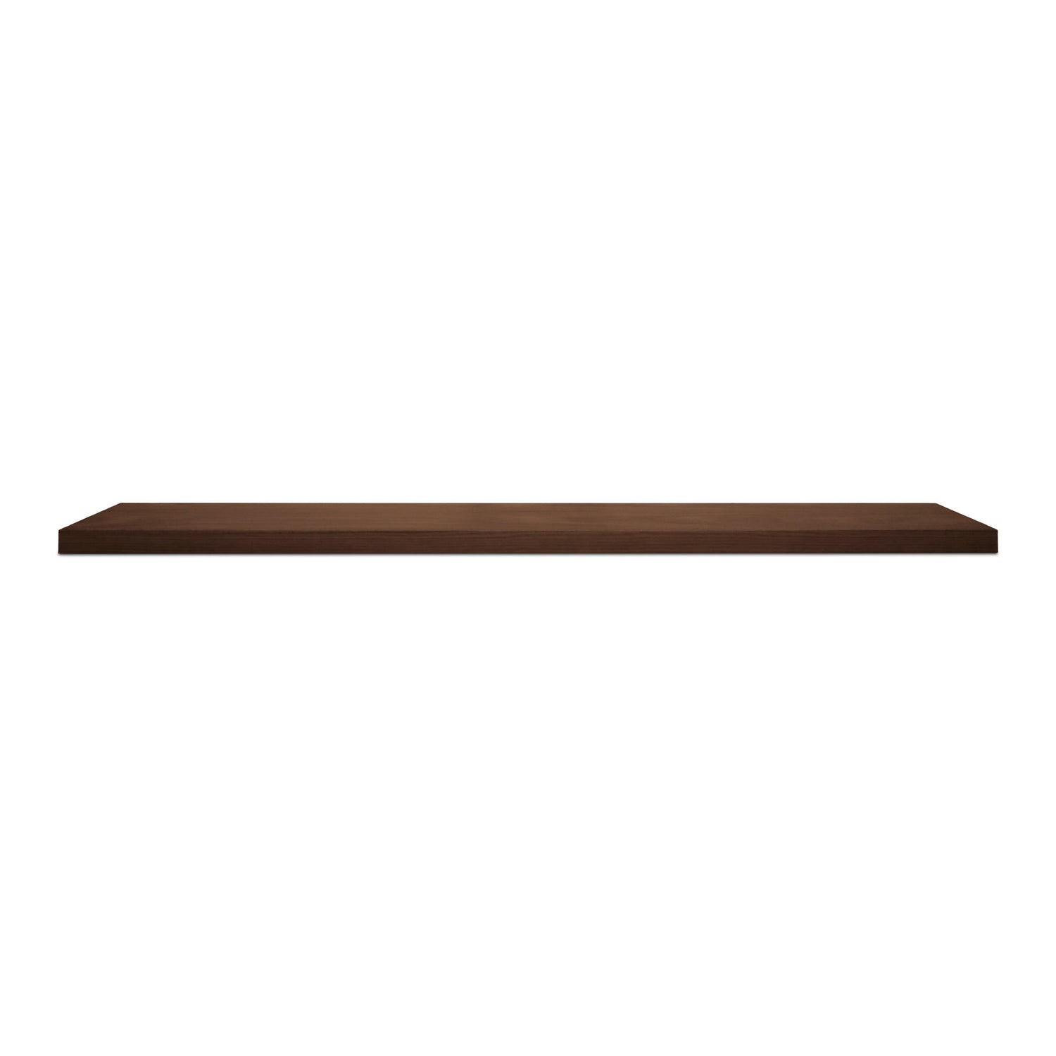 Red oak wall shelf extra large | Pecan