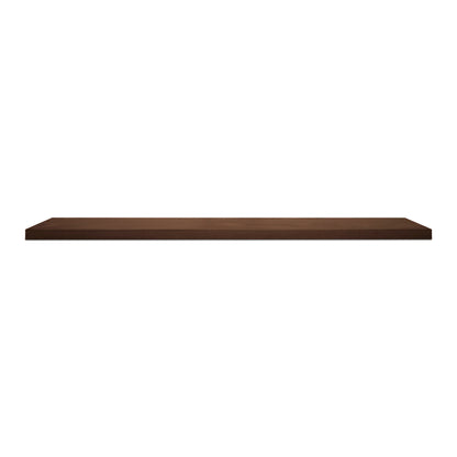 Red oak wall shelf extra large | Pecan