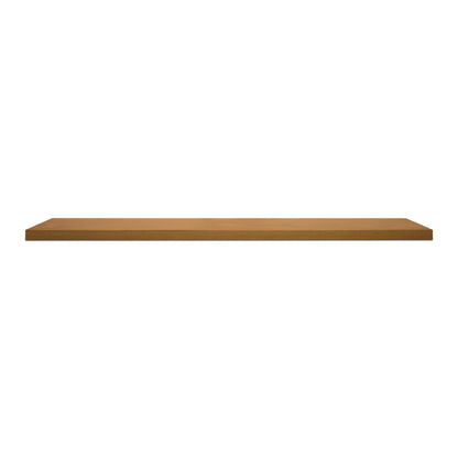 Red oak wall shelf extra large | Saddle