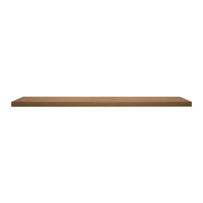 Red oak wall shelf extra large | Saddle