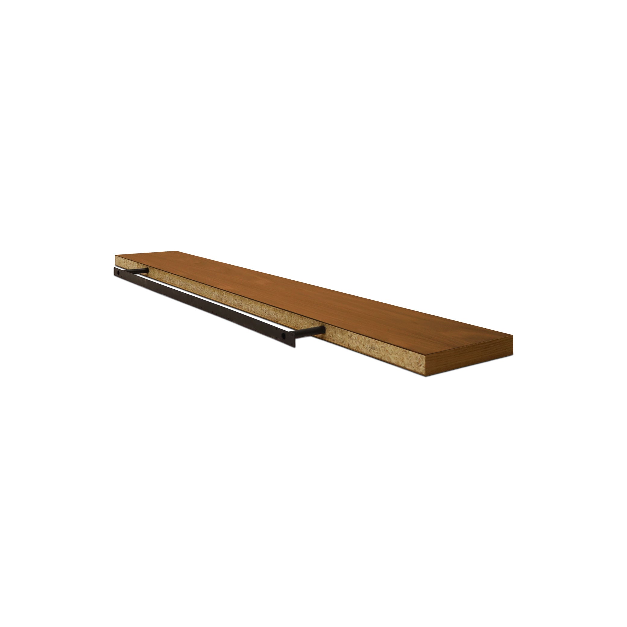 Walnut wall shelf extra large | Natural