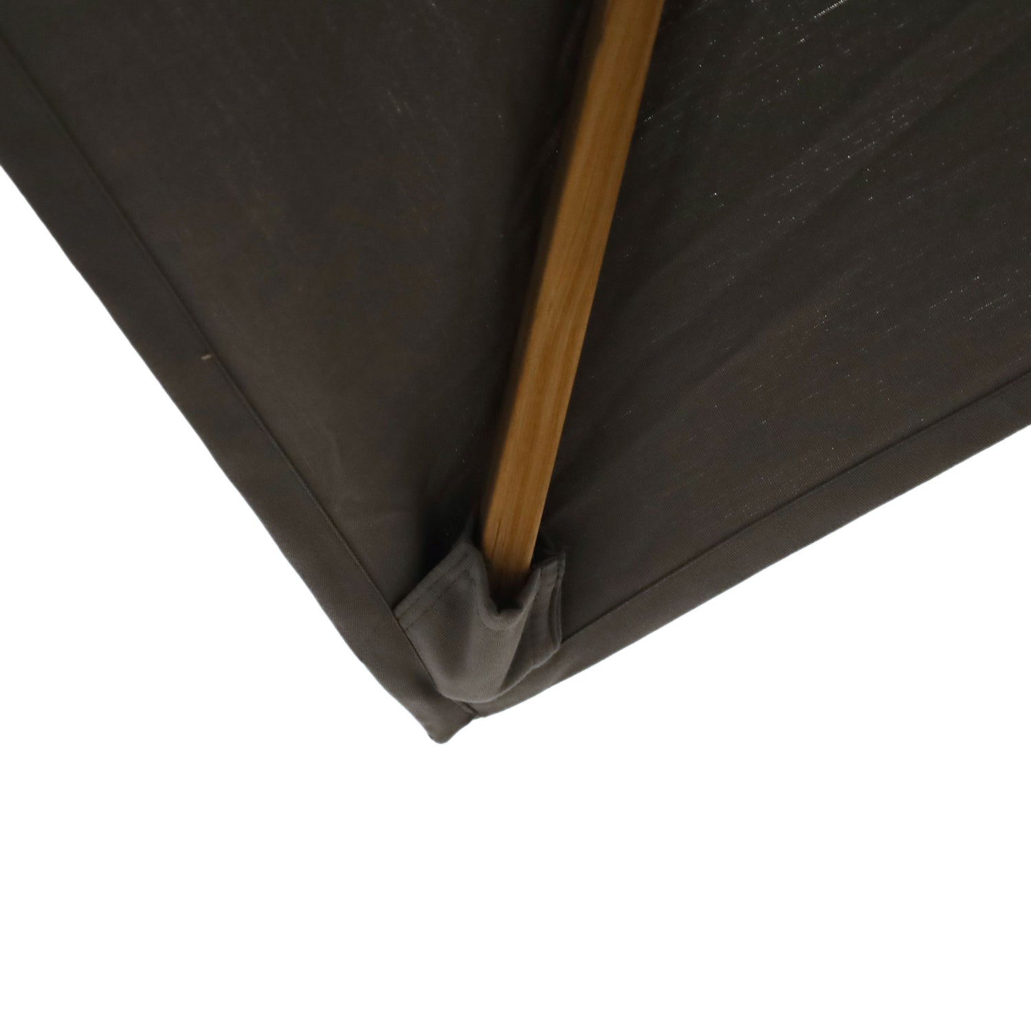 Parasol rectangle en bois de teck | Slate