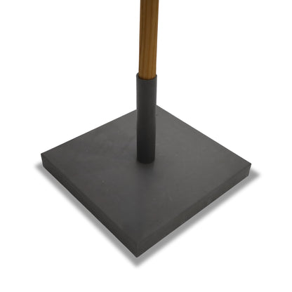 Teak wood umbrella square | Slate