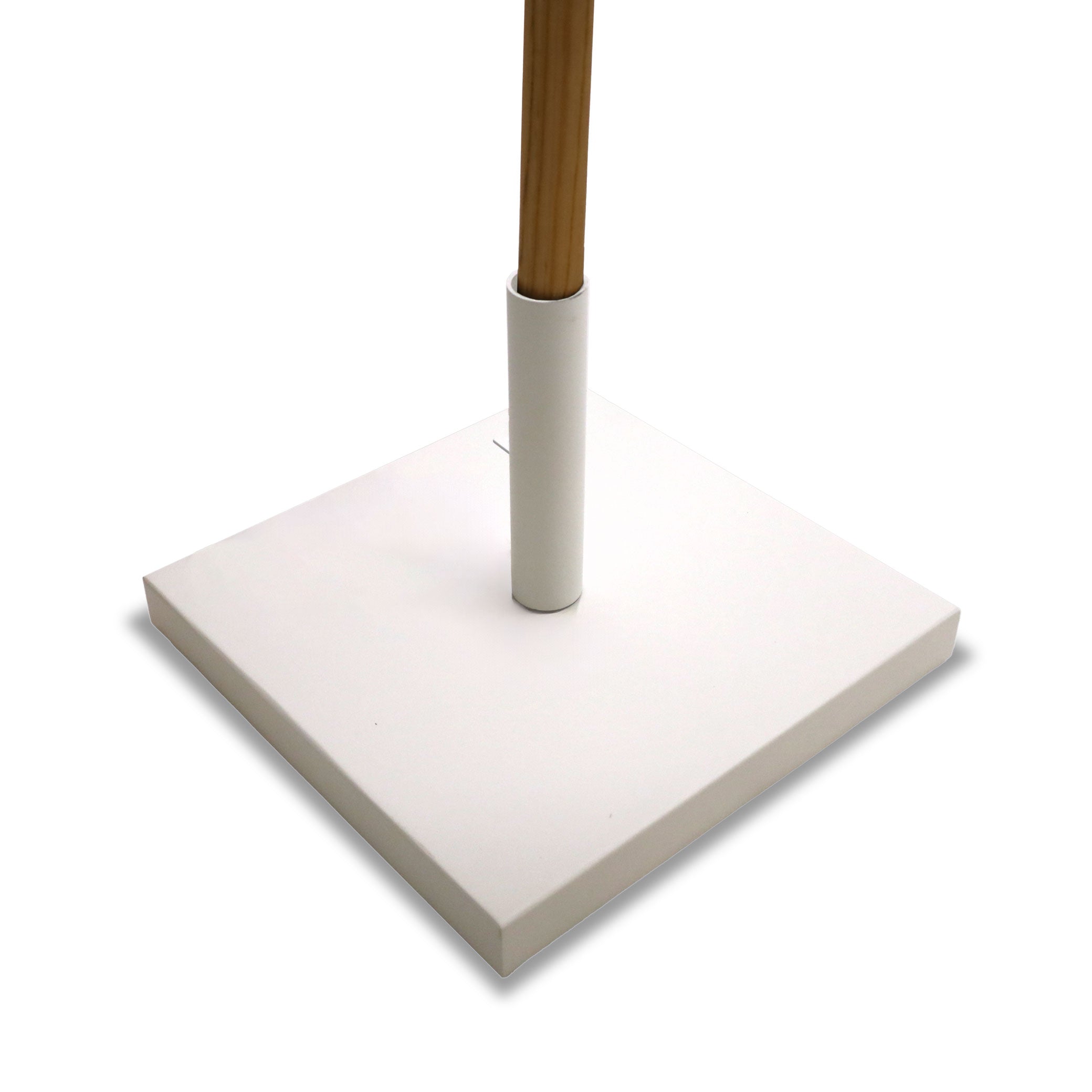 Aluminium parasol base | White