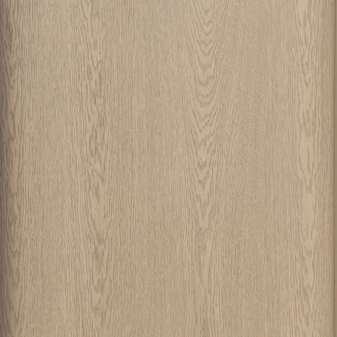 La Porte Pure en chêne rouge placage brossé sur dosse de Humble Nature présente une texture de grain de bois pâle avec de riches teintes naturelles, mettant en valeur des motifs naturels et des lignes verticales sur toute la surface. Le design accentue l&