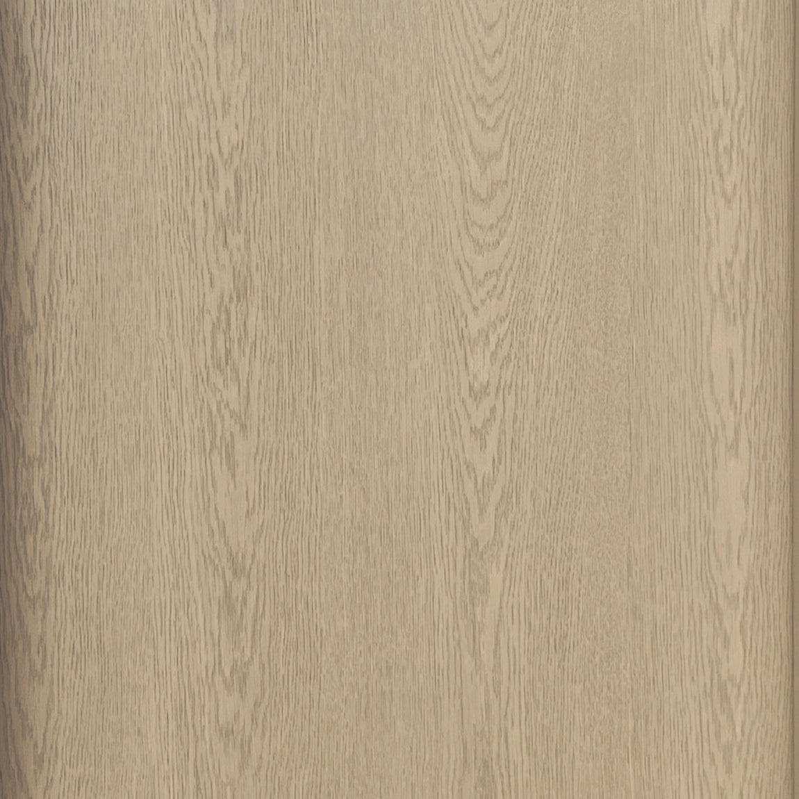 La Porte Pure en chêne rouge placage brossé sur dosse de Humble Nature présente une texture de grain de bois pâle avec de riches teintes naturelles, mettant en valeur des motifs naturels et des lignes verticales sur toute la surface. Le design accentue l&